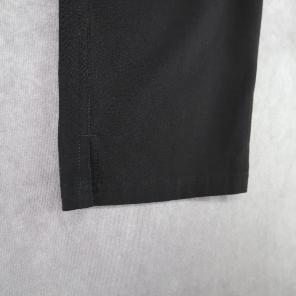 FIGS Scrub Pants Technical Collection Black Cargo M Petite Straight Leg